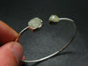 Rhodizite Rhodozite Silver Twister Bracelet From Madagascar - 5.40 Grams