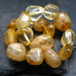 Citrine Genuine Bracelet ~ 7 Inches ~ 12mm Tumbled Beads