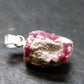 Bixbite Red Emerald Beryl Silver Pendant From Utah USA - 5.65 Carats - 0.7"