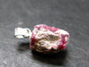 Bixbite Red Emerald Beryl Silver Pendant From Utah USA - 5.65 Carats - 0.7"