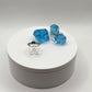 London Blue Topaz Elegance – Sterling Silver Solitaire Ring - Size 6