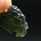 Gem Moldavite Tektite SS Pendant From Czech Republic - 0.9" - 2.38 Grams