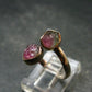 Watermelon Tourmaline Sterling Silver Ring - Size 7 - 2.20 Grams