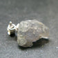 Gray Herderite Silver Pendant from Africa - 0.7" - 1.31 Grams