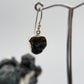 Alexandrite Drop Earrings Raw Color Change Stone Silver Dangle Earrings June Birthstone Jewelry