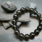 Agni Manitite Cintamani Stone Tektite Genuine Bracelet ~ 7 Inches ~ 12mm Round Beads