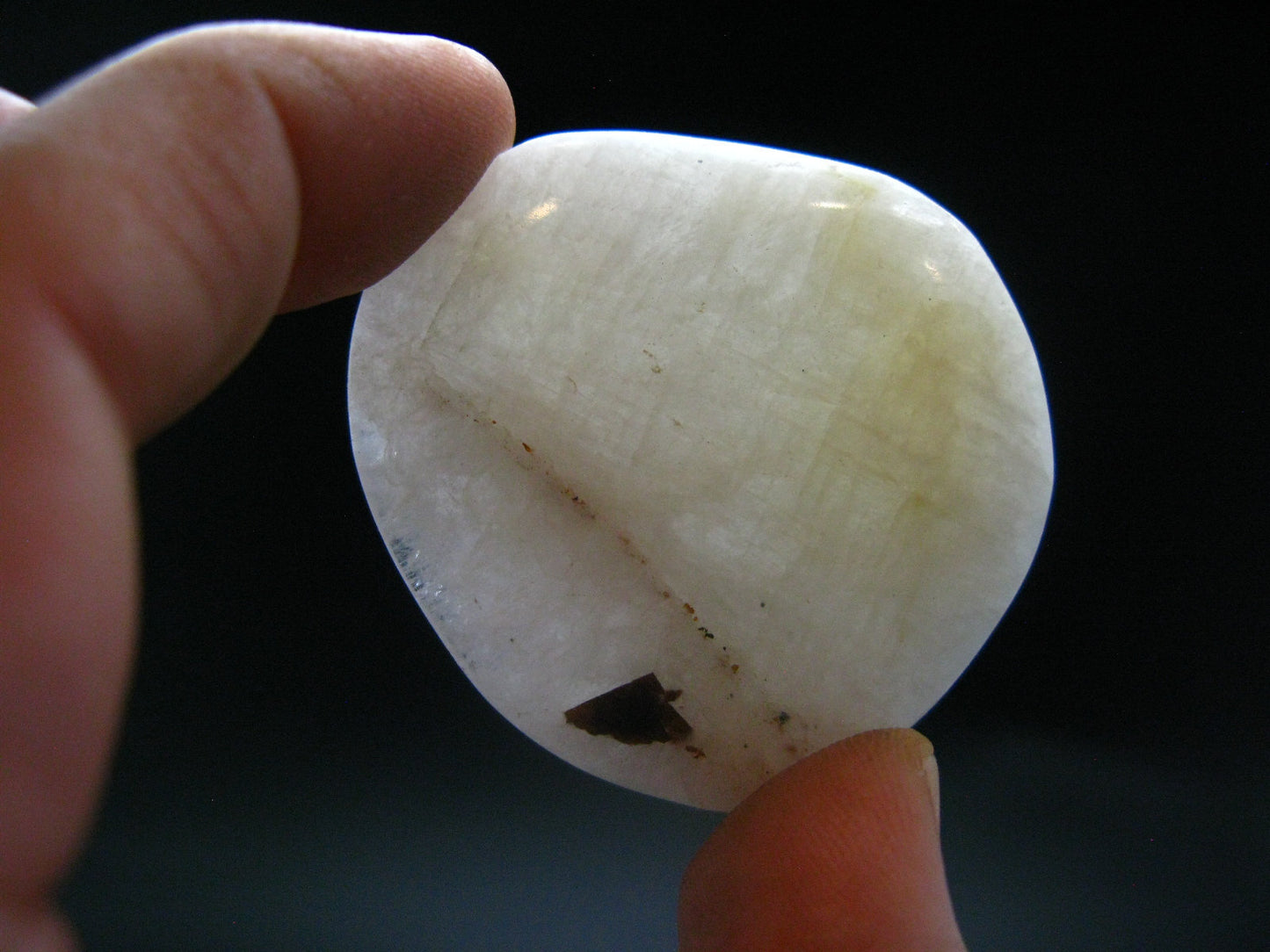 Rare Cryolite Tumbled Stone From Greenland - 1.7" - 24.72 Grams