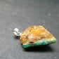 Emerald Beryl Silver Pendant from Afghanistan - 1.1" - 2.28 Grams