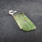 Green Kyanite Silver Pendant from Brazil - 1.2" - 1.91 Grams