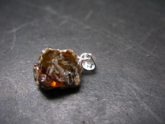 Sphalerite 925 Silver Pendant from Spain - 0.6" - 2.22 Grams