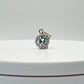 Sky Blue Topaz Infinity Halo Pendant in Sterling Silver - 2.02 Grams