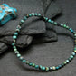 Turquoise Genuine Untreated Bracelet ~ 7 Inches ~ 3mm Round Beads