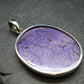 Sugilite Silver Pendant From South Africa - 1.9"