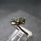 Moldavite Sterling Silver Ring From Czech Republic - Size 5.5 - 2.22 Grams