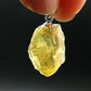 Heliodor (Yellow Beryl) Crystal Silver Pendant From Brazil - 1.0" - 3.09 Grams