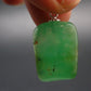 Chrysoprase Silver Pendant From Australia - 1.1" - 4.86 Grams