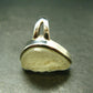 Natural Gem Raw Libyan Desert Glass Tektite Sterling Silver Ring from Libya - Size 9.75 - 9.77 Grams
