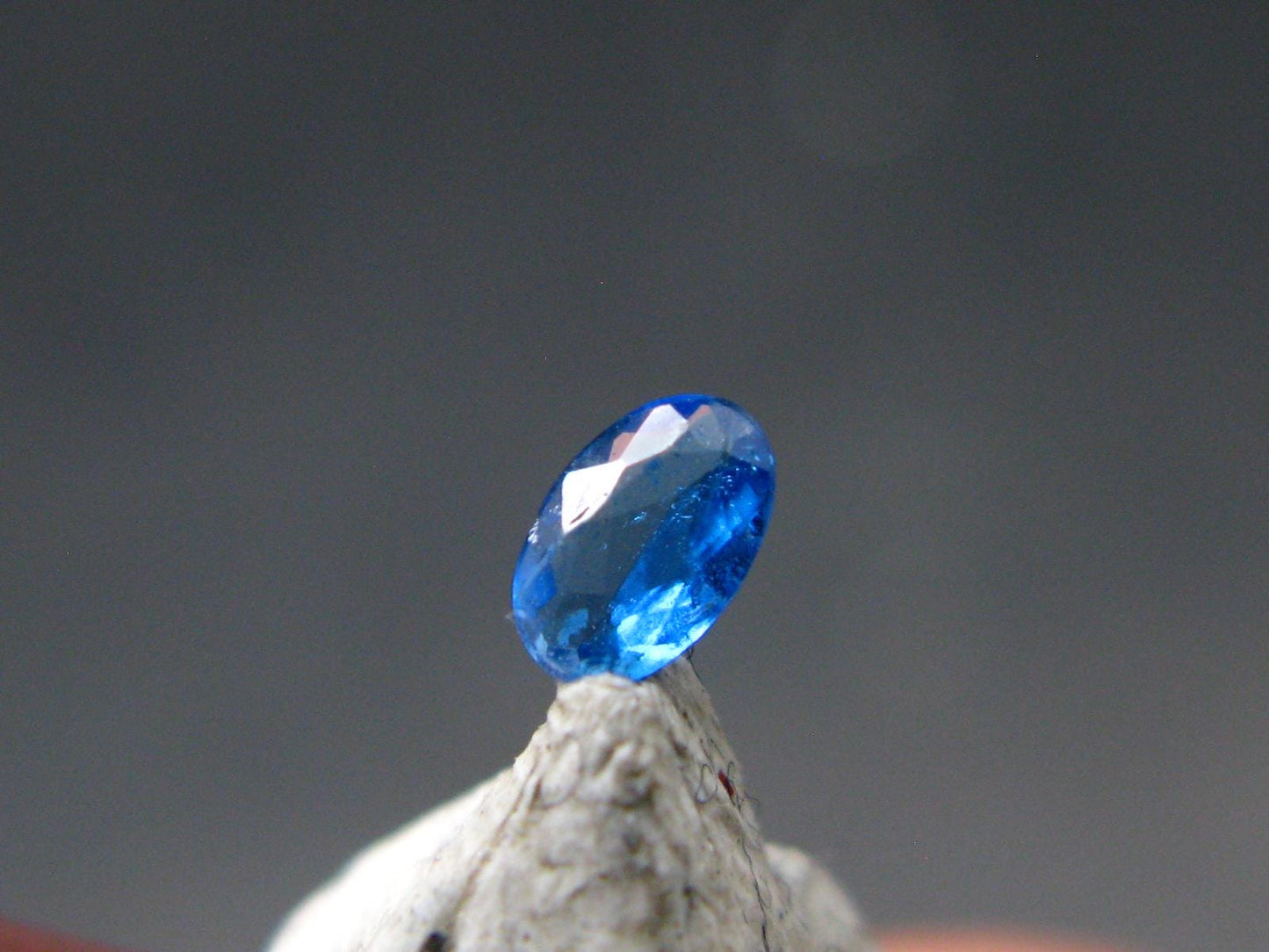 Rare Lazulite Cut Stone from Canada - 0.11 Carats - 4x2mm