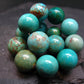 Turquoise Genuine Untreated Bracelet ~ 7 Inches ~ 14mm Round Beads