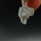 Gray Herderite Silver Pendant from Africa - 0.7" - 1.31 Grams