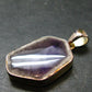 Atomic Trapiche Amethyst Sterling Silver Pendant From Brazil - 1.4" - 7.12 Grams