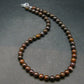 Rare Boulder Opal Beads Necklace From Australia - 17"