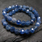 Blue Kyanite Genuine Bracelet ~ 7 Inches ~ 4mm Round Facetted Beads