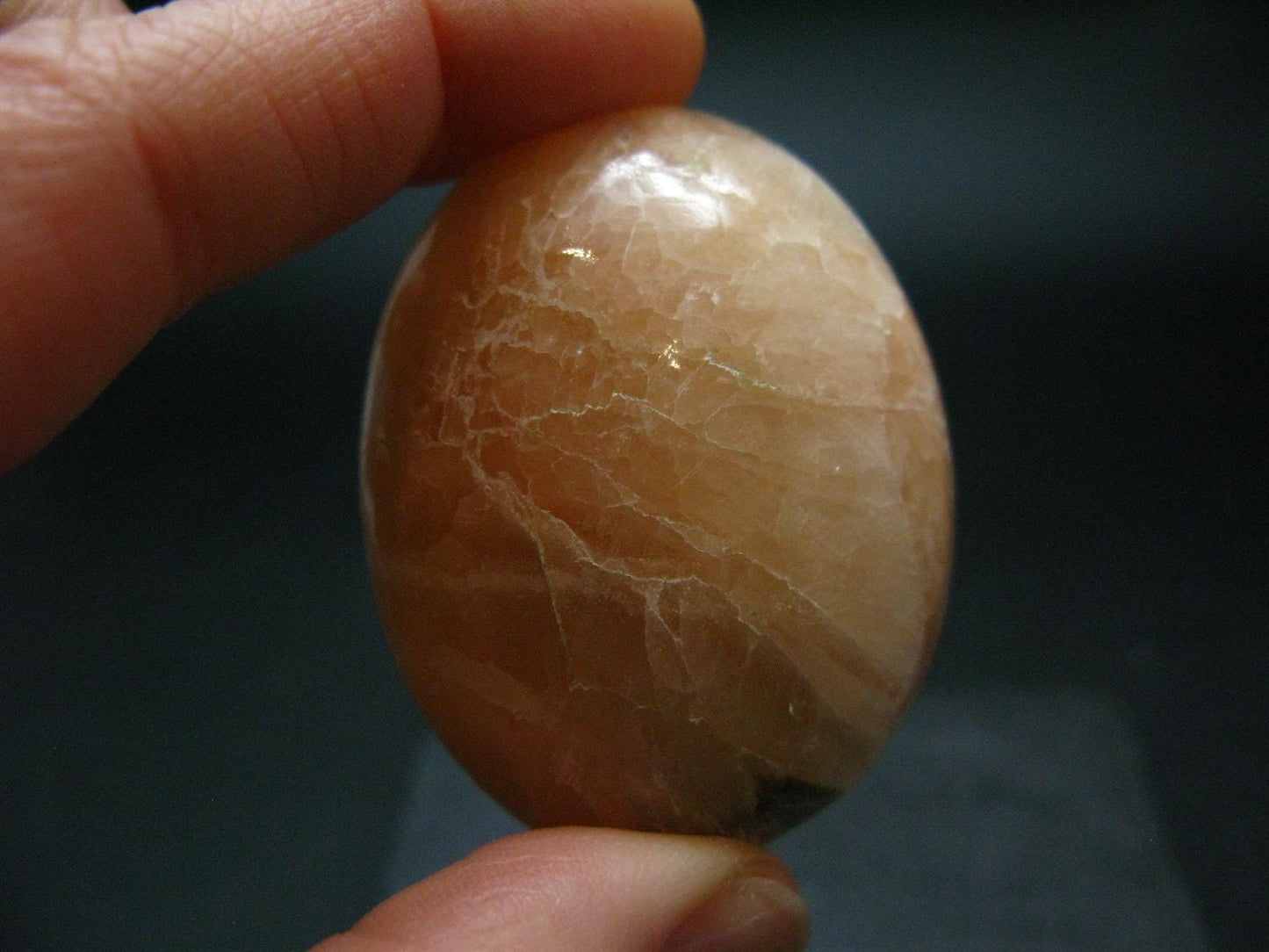 Unique Stilbite Tumbled Stone From India - 2.1"