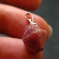 Raspberry Grossular Garnet Pendant From Mexico - 0.7" - 1.83 Grams