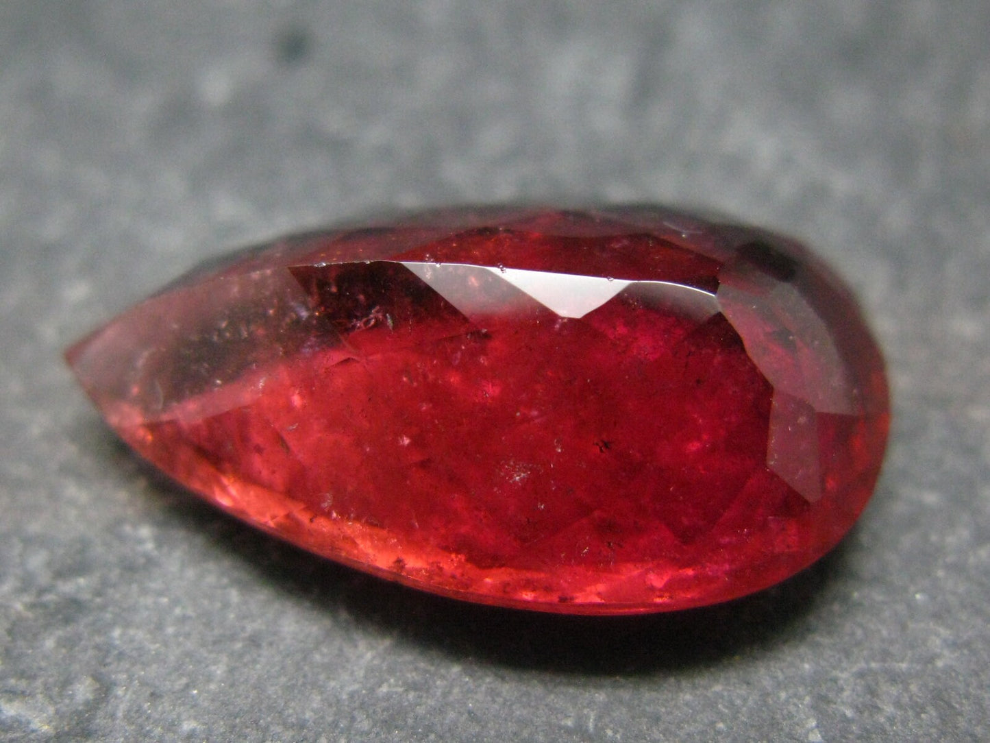Pink Tourmaline Cut Stone Gem From Brazil - 18.26 Carats - 24x14mm