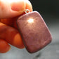 Purple Jade Silver Pendant From Turkey - 1.5" - 9.90 Grams