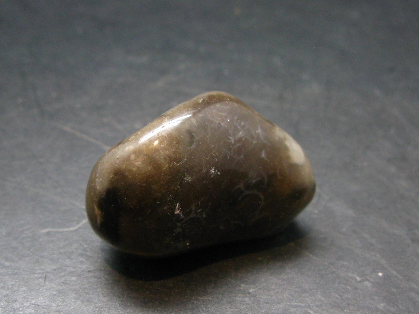 Natural Circle Stone Tumbled Stone from UK - 1.4" - 27.18 Grams