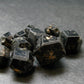lot of 10 Black Melanite Andradite Garnet Crystals From Mali - 42.80 Grams