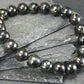 Nuumite Nuummite Genuine Bracelet ~ 7 Inches ~ 8mm Round Beads