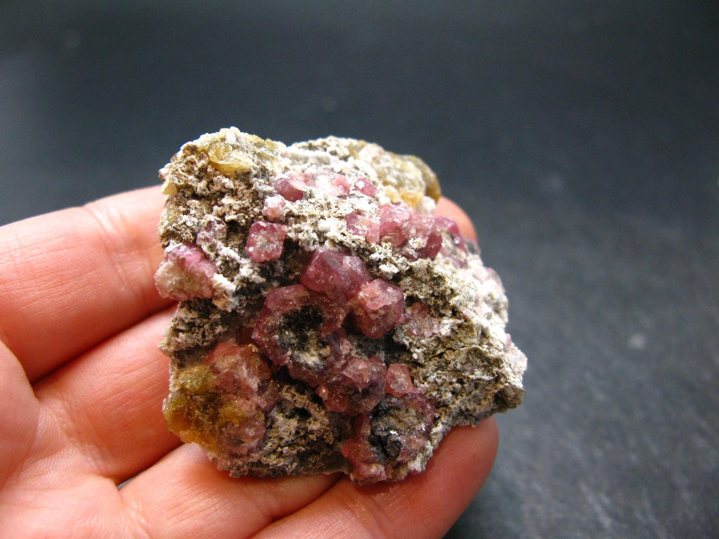 Raspberry Grossular Garnet Cluster From Mexico - 1.9" - 47.0 Grams