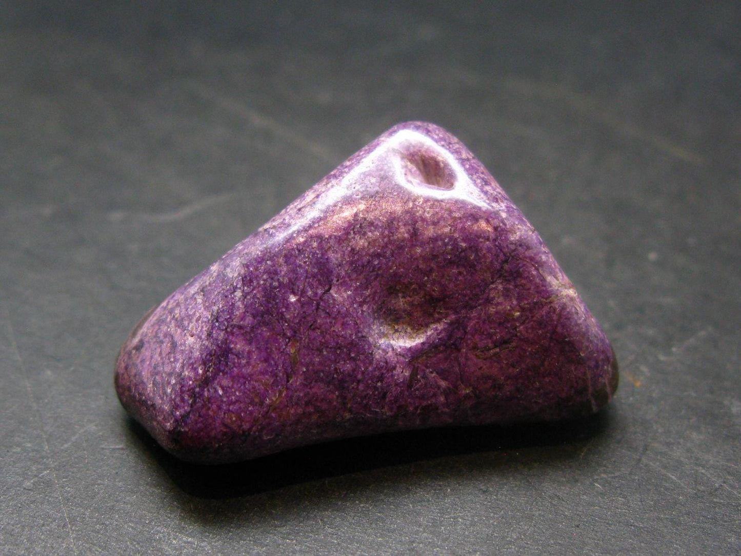 Rare Purple Tumbled Stichtite From Russia - 1.4"