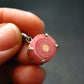 Rhodochrosite Sterling Silver Pendant From Alma Colorado - 0.7" - 2.77 Grams