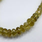 Natural Chrysoberyl, Gemstone Beaded Necklace, Faceted Crystal Strand, Minimalist Jewelry Gift for Her