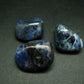 Lot of 3 natural Sodalite tumbled stones from Brazil