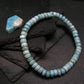 Larimar Genuine Bracelet ~ 7 Inches ~ 6mm Rondelle Beads