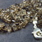 Lot of 3 Natural Tumbled Beads Smoky Quartz Necklaces from Brazil - 18"