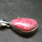 Thulite Silver Pendant From Norway - 1.2"