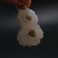 Anandalite Quartz Crystal Silver Pendant From India - 1.6" - 8.11 Grams