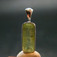 Green Kyanite Crystal Silver Pendant From Tanzania - 0.8" - 1.74 Grams