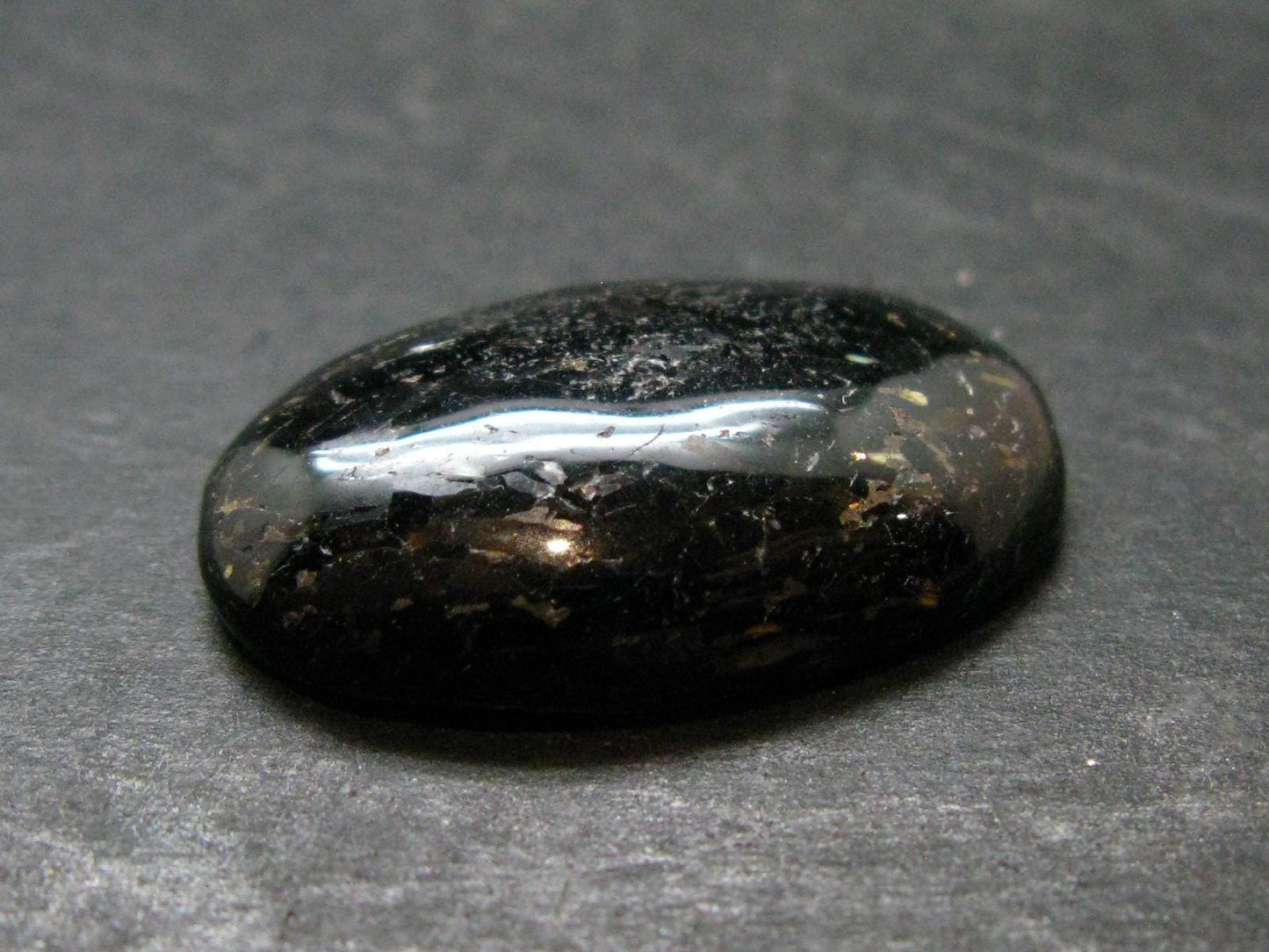 Rare Nuumite Nuummite Cabochon From Greenland - 1.0" - 5.23 Grams