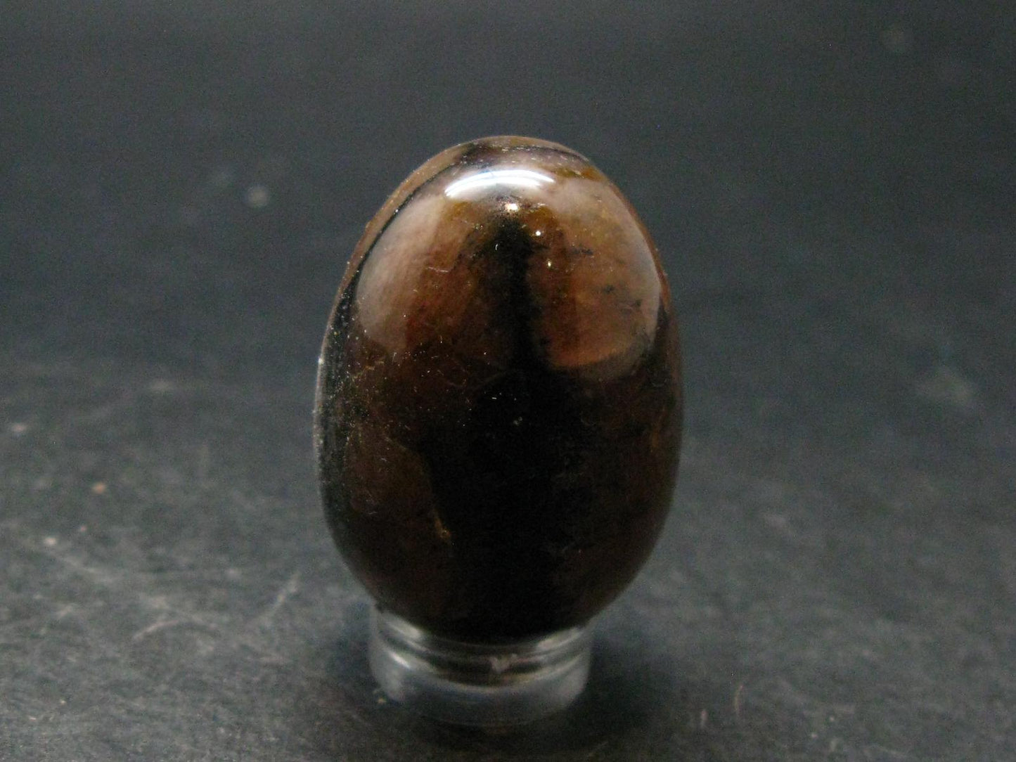 Chiastolite Variety of Andalusite Egg from China - 1.4"