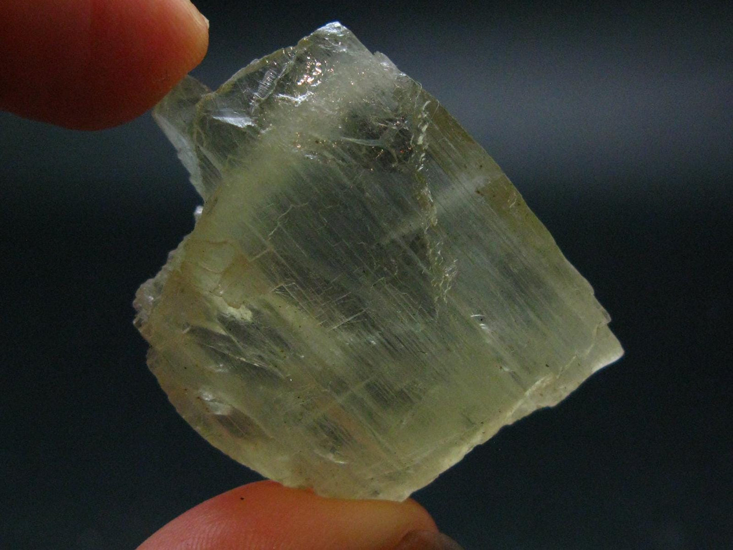 Gem Green Hiddenite Spodumene Crystal From Brazil - 1.6" - 25.33 Grams