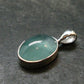 Extremely Rare Grandidierite Silver Pendant From Madagascar - 0.8" - 1.62 Grams