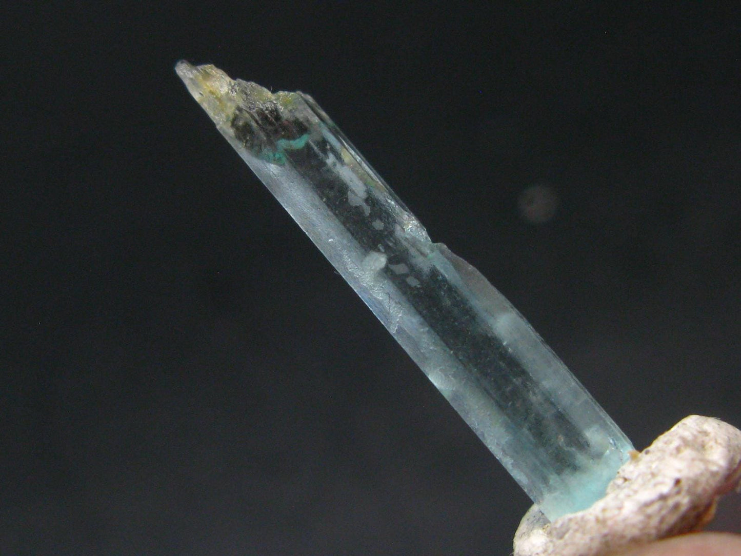 Emerald Vanadium Beryl Crystal From Nigeria - 1.1" - 3.93 Carats