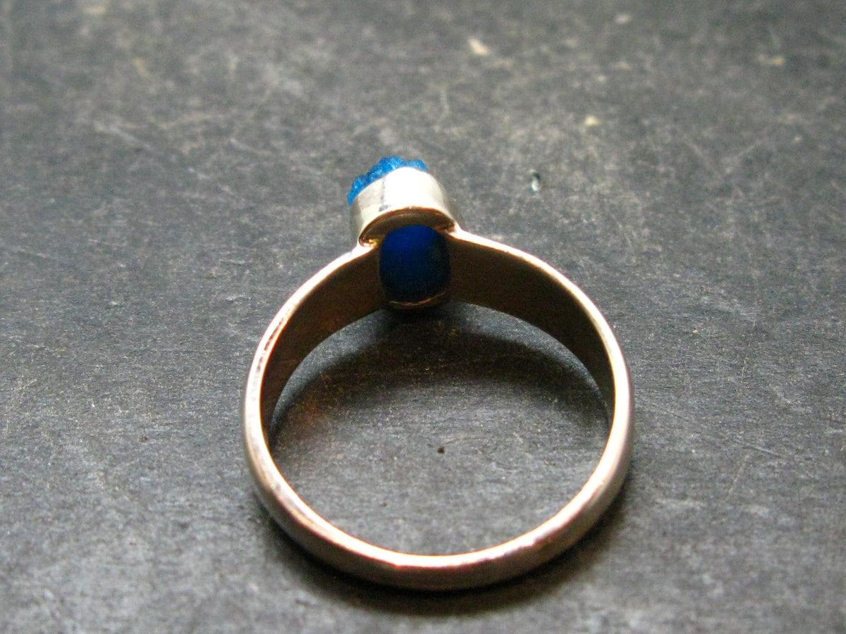 Cavansite Ring From India - 3.53 Grams - Size 8
